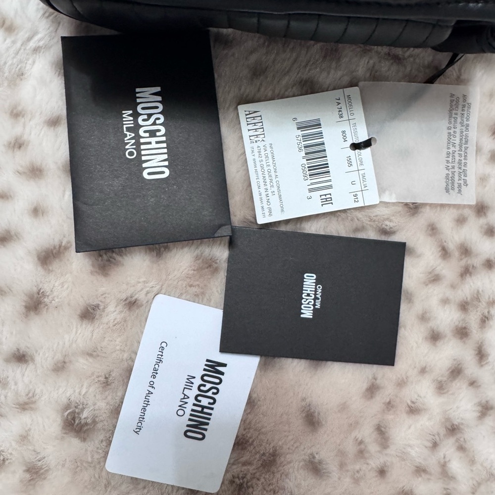 Moschino Leather Biker Bag - Picture 7 of 9